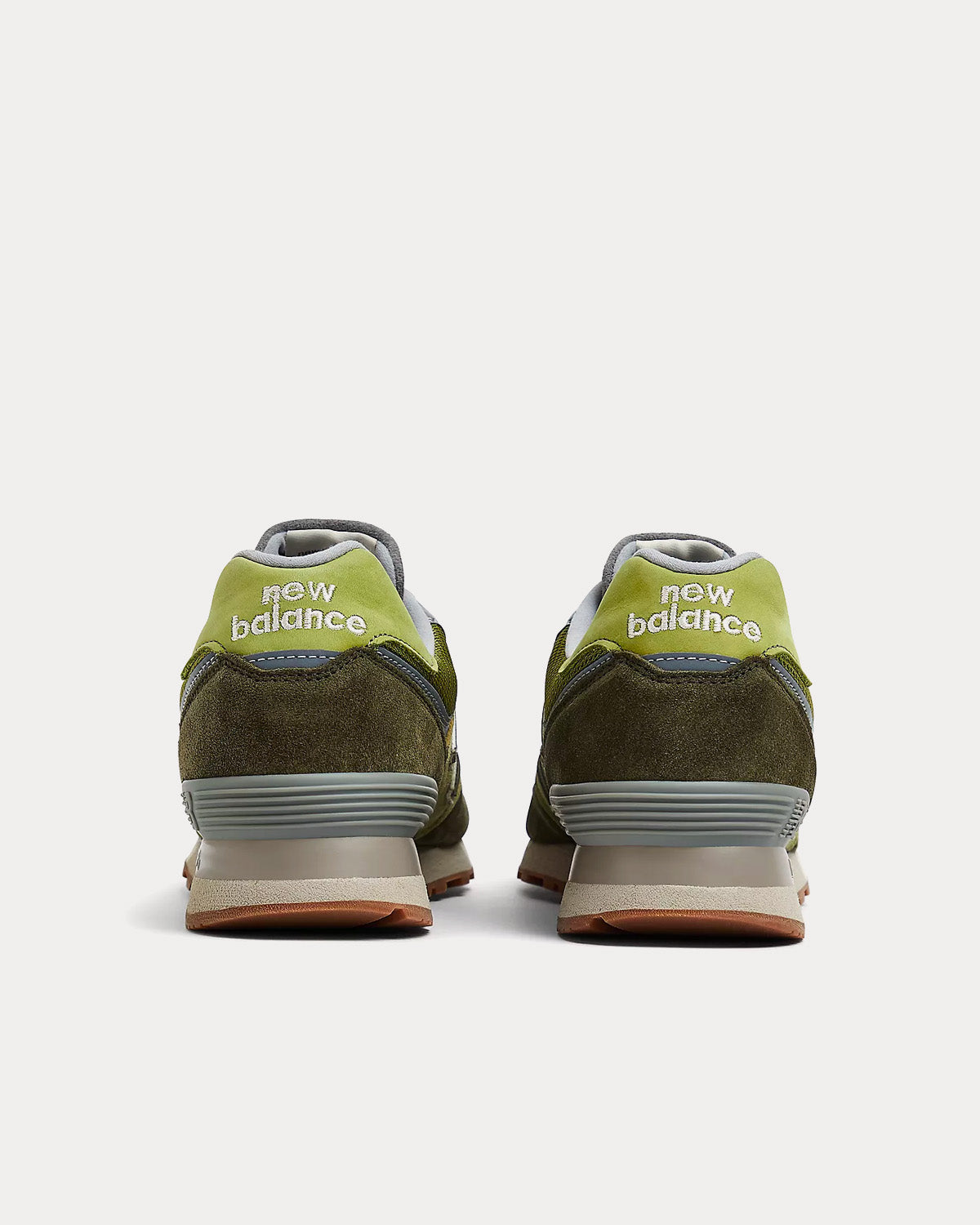 New Balance MADE in UK 576 TCS London Marathon Grape Leaf Cactus Olive Low Top Sneakers Sneak in Peace