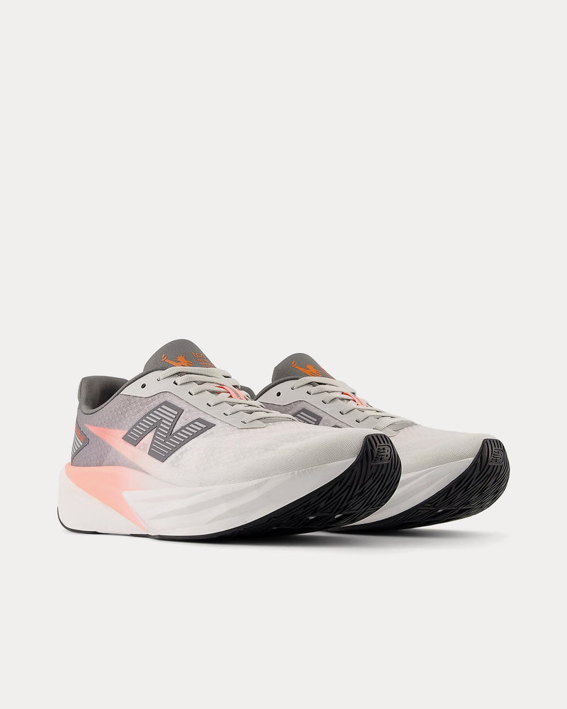 New Balance FuelCell Rebel v5 'TCS NYC Marathon' Grapefruit / Grey Matter / Poppy Running Shoes - 3