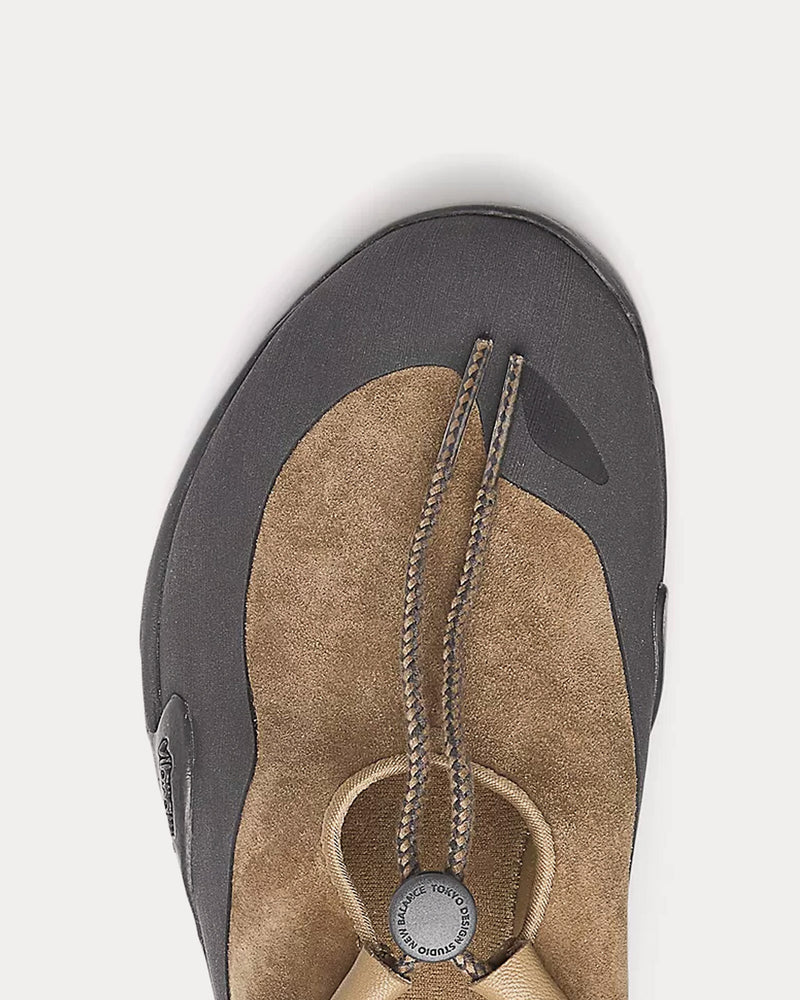 New Balance TDS MT10T Raw Leather / Black Cement Slip on Sneakers - 5