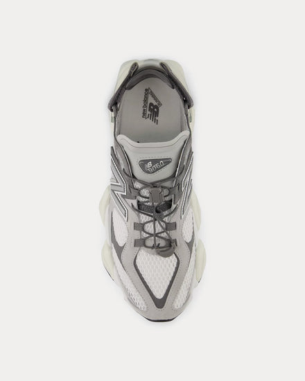 New Balance 9060 Raincloud / Castlerock / White Sneaker Mules - 2