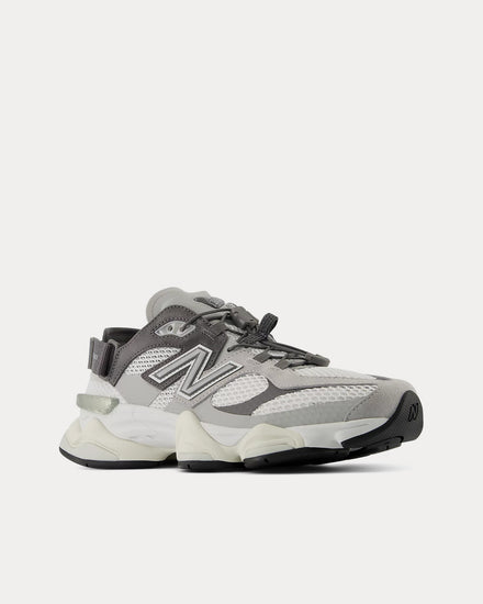 New Balance 9060 Raincloud / Castlerock / White Sneaker Mules - 3