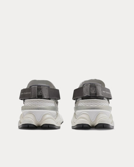 New Balance 9060 Raincloud / Castlerock / White Sneaker Mules - 4