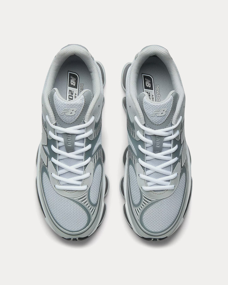 New Balance Abzorb 2000 Pearl Grey / NB White Low Top Sneakers - 2