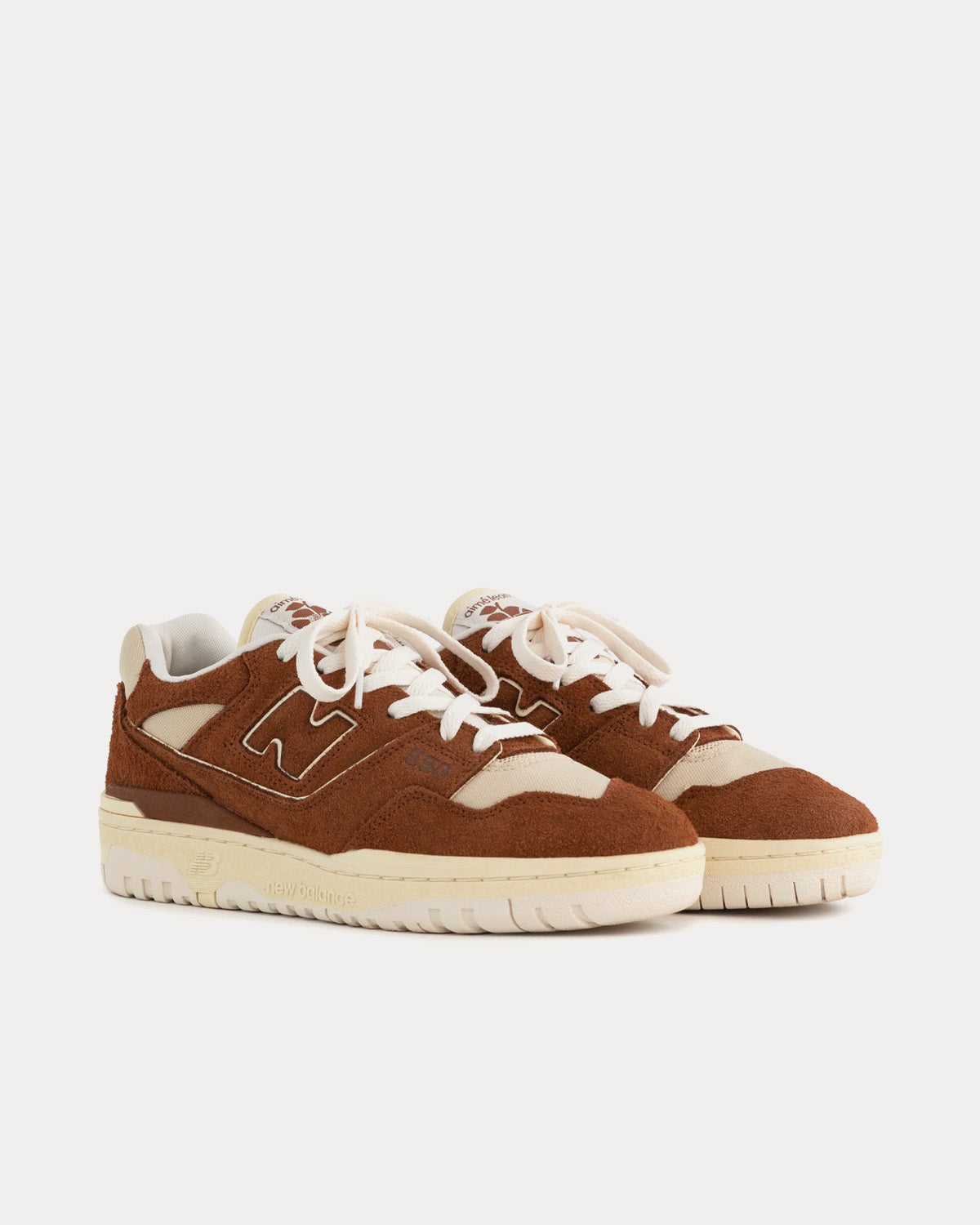 New Balance x Aime Leon Dore - P550 Basketball Oxfords Brown Low Top Sneakers