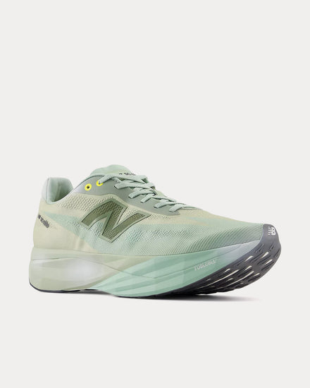New Balance FuelCell SuperComp Elite v5 Garter Snake / Mosaic Green Running Shoes - 3