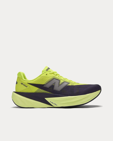 New Balance FuelCell Rebel v5 Alkaline Green / Boysenberry / Dark Silver Metallic Running Shoes - 1