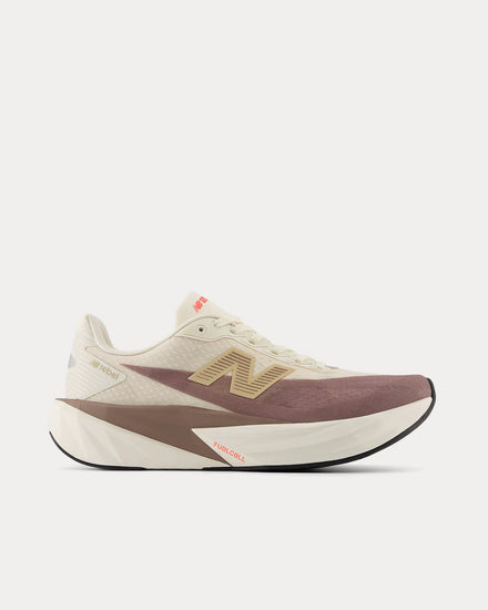 New Balance FuelCell Rebel v5 Angora / Earth Shadow / Sea Salt Running Shoes - 1