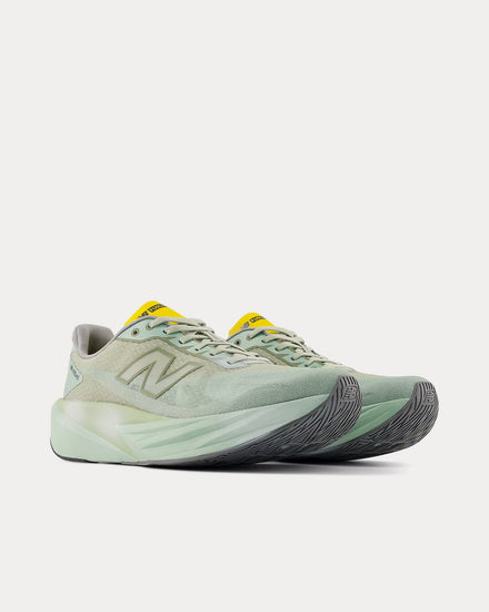 New Balance FuelCell Rebel v5 Garter Snake / Mosaic Green / Ginger Lemon Running Shoes - 3