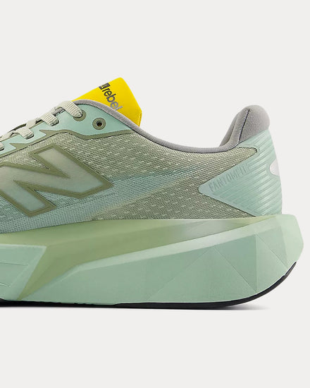 New Balance FuelCell Rebel v5 Garter Snake / Mosaic Green / Ginger Lemon Running Shoes - 6