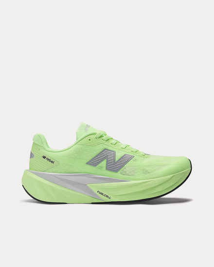 New Balance FuelCell Rebel v5 Mint Flash / Lab Green / Silver Metallic Running Shoes - 1