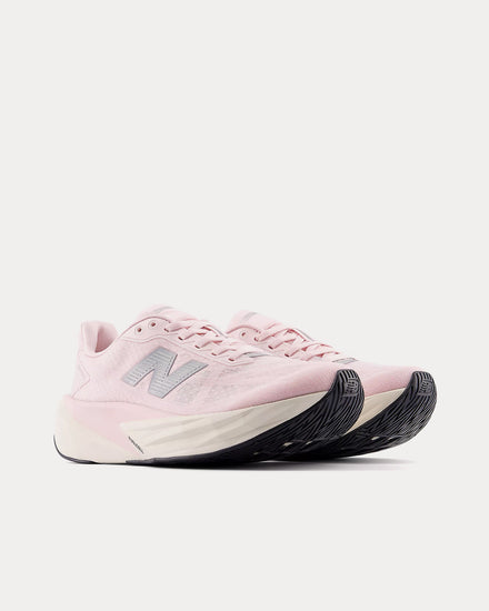New Balance FuelCell Rebel v5 Pink Granite / Silver Metallic / Linen Running Shoes - 3