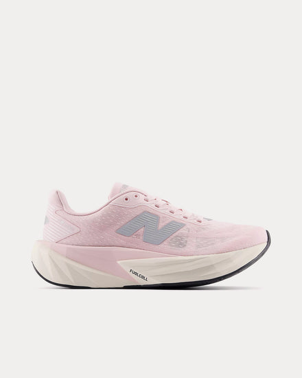 New Balance FuelCell Rebel v5 Pink Granite / Silver Metallic / Linen Running Shoes - 1