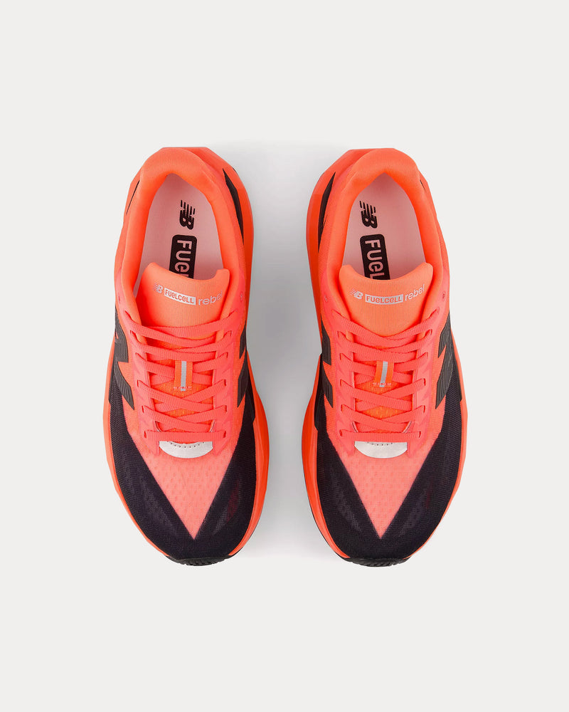 New Balance FuelCell Rebel v5 Urgent Red / Black / Silver Metallic Running Shoes - 2