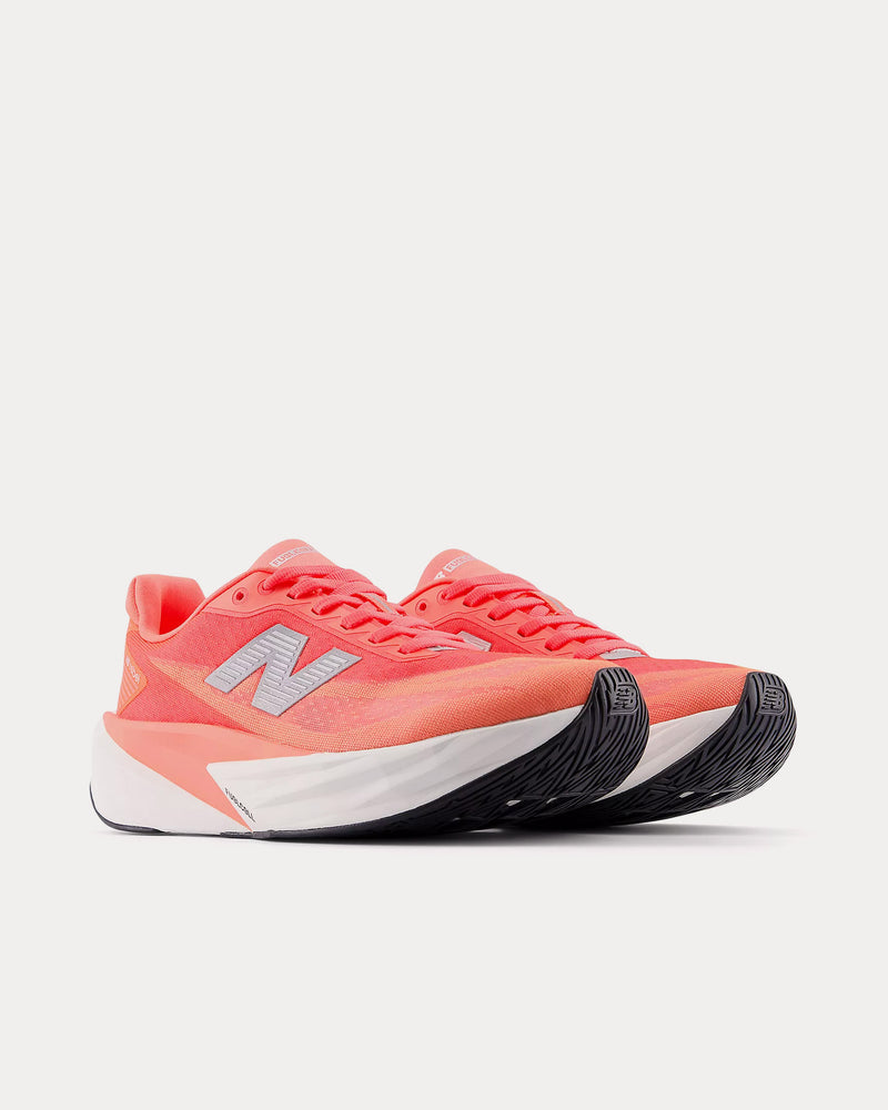 New Balance FuelCell Rebel v5 Urgent Red / White / Silver Metallic Running Shoes - 3