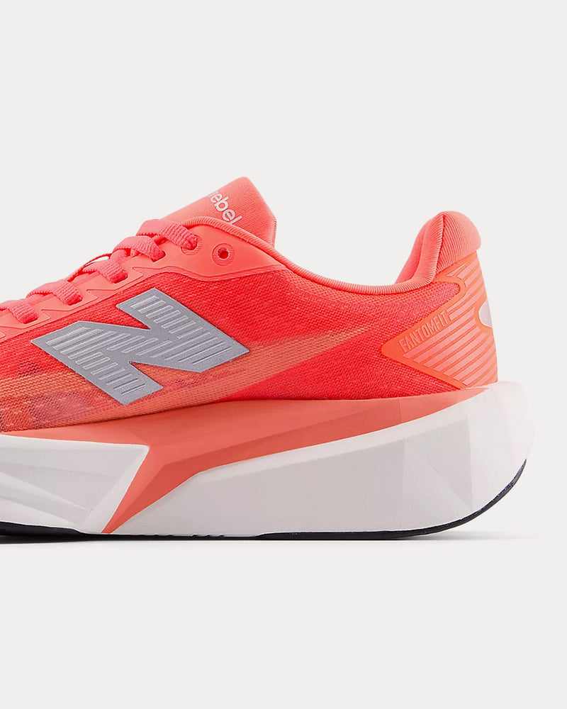 New Balance FuelCell Rebel v5 Urgent Red / White / Silver Metallic Running Shoes - 5