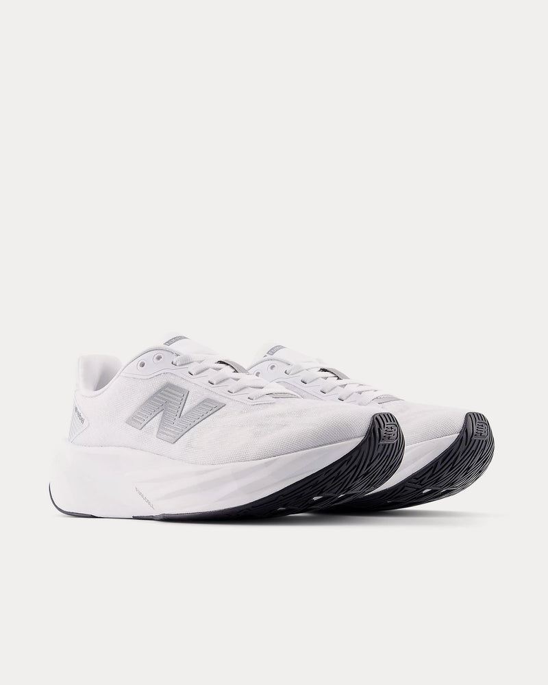 New Balance FuelCell Rebel v5 White / Silver Metallic / Black Running Shoes - 3