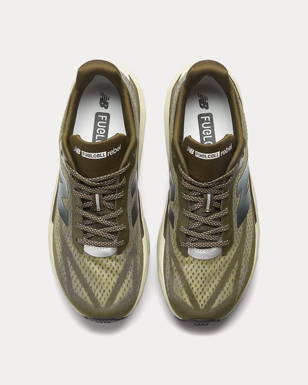 New Balance FuelCell Rebel v5 Woodland / Shipyard / Silver Metallic Running Shoes - 2