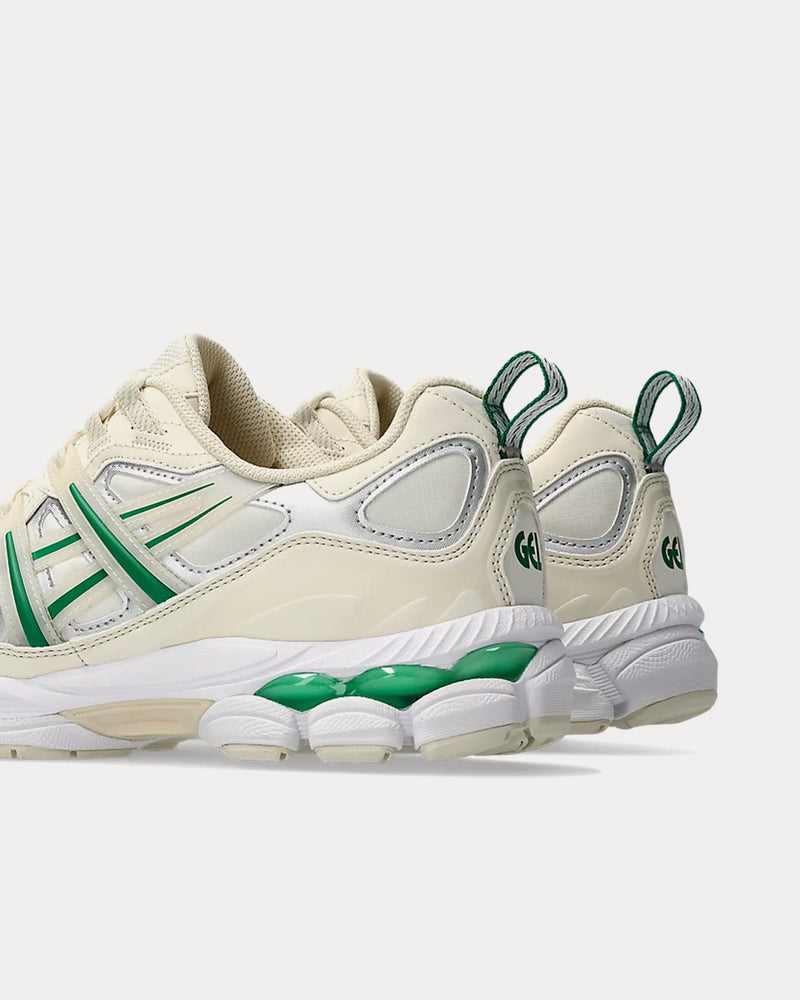 Asics Gel-NYC Utility Cream / Kale Low Top Sneakers - 4