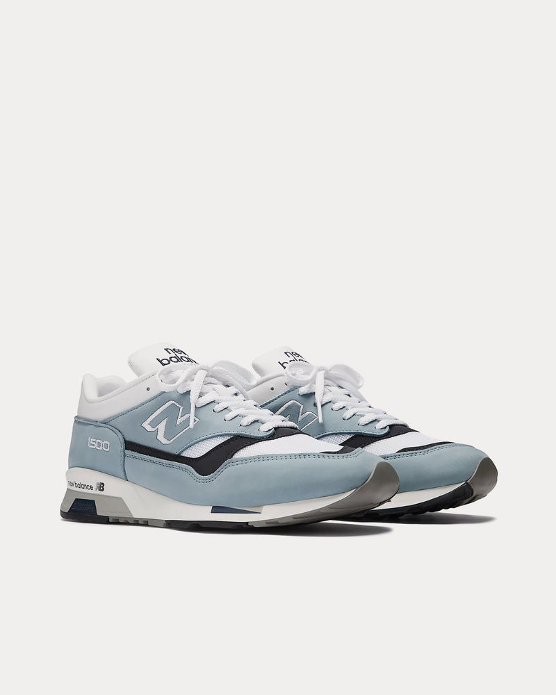 New Balance MADE in UK 1500 Ashley Blue / White / Dark Navy Low Top Sneakers - 3