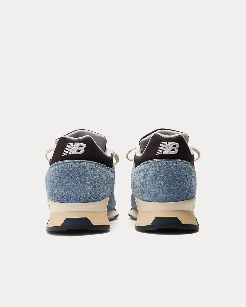 New Balance MADE in UK 1500 Dusty Blue / Black Coffee / Burnt Sienna Low Top Sneakers - 4