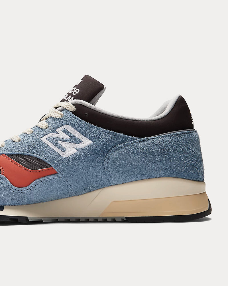 New Balance MADE in UK 1500 Dusty Blue / Black Coffee / Burnt Sienna Low Top Sneakers - 5