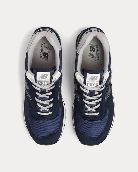 New Balance MADE in UK 576 Dark Navy / Mood Indigo / Alloy Low Top Sneakers - 2