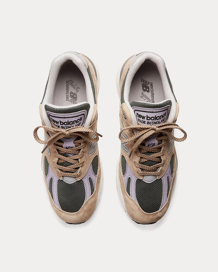 New Balance MADE in UK 991v2 Cement / Douglas Fir / Lavender Gray Low Top Sneakers - 2