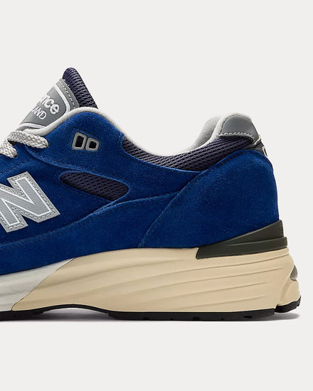 New Balance MADE in UK 991v2 Limoges / Pageant Blue Low Top Sneakers - 5
