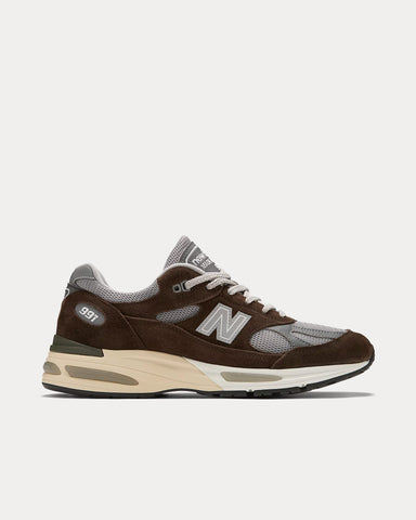 New Balance MADE in UK 991v2 Slate Black / Alloy / Smoked Pearl Low Top Sneakers