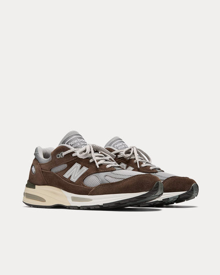 New Balance MADE in UK 991v2 Slate Black / Alloy / Smoked Pearl Low Top Sneakers - 3