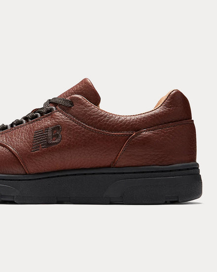 New Balance Made in UK Allerdale Tortoise Shell / Black Coffee / Black Low Top Sneakers - 5