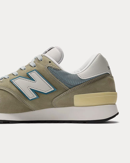 New Balance Made in USA 1300JP Mirage Gray / Monument / Silver Birch Low Top Sneakers - 5