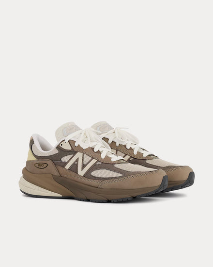 New Balance Made in USA 990v6 Driftwood / Timberwolf / Mushroom Low Top Sneakers - 3