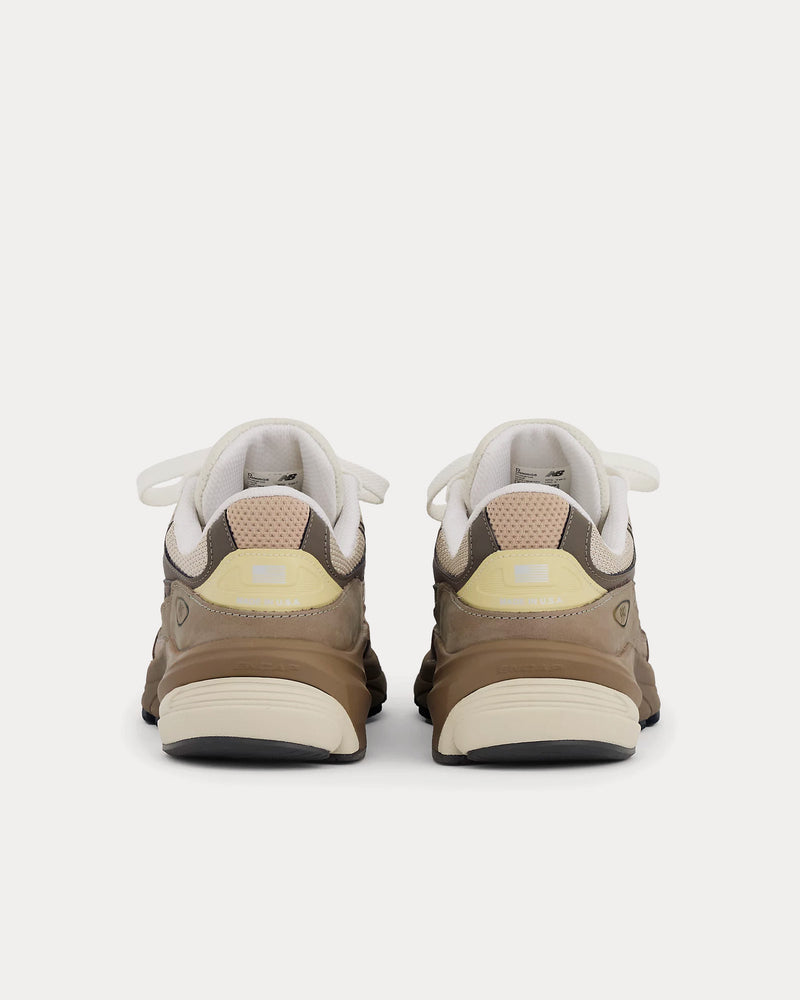 New Balance Made in USA 990v6 Driftwood / Timberwolf / Mushroom Low Top Sneakers - 4