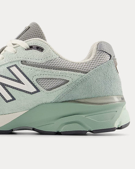New Balance x The Whitaker Group Made in USA 990v4 Clay Ash / Salt Marsh Low Top Sneakers - 4