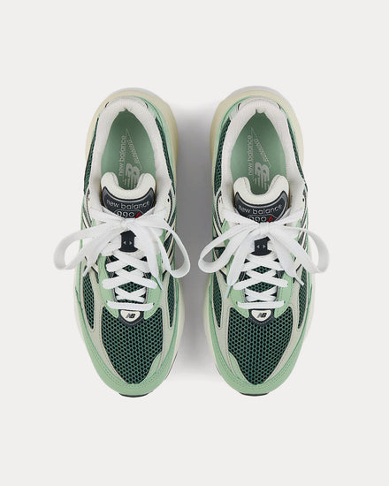 New Balance Made in USA 990v6 Avocado / Natural Mint Low Top Sneakers - 2