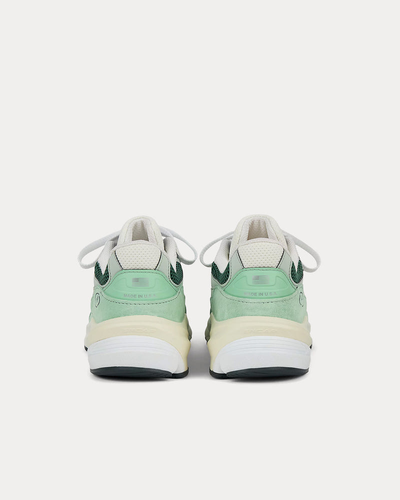 New Balance Made in USA 990v6 Avocado / Natural Mint Low Top Sneakers - 4