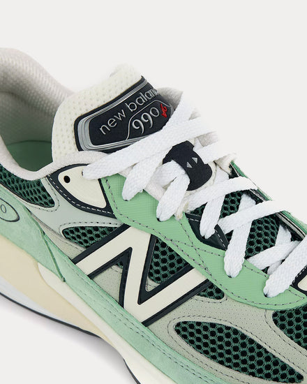 New Balance Made in USA 990v6 Avocado / Natural Mint Low Top Sneakers - 5