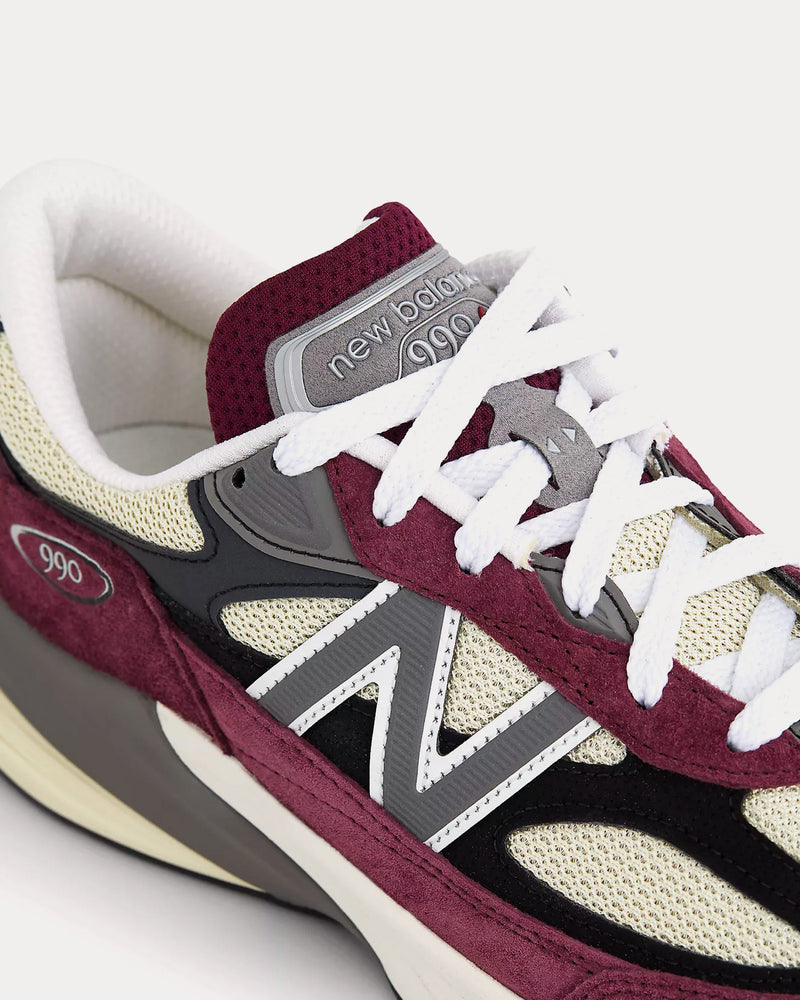 New Balance Made in USA 990v6 Dark Ember / Afterglow Low Top Sneakers - 5