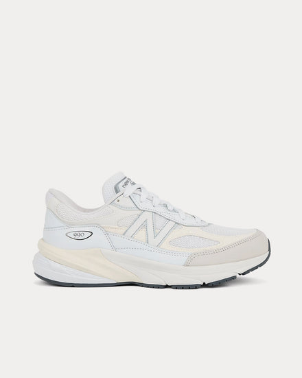 New Balance Made in USA 990v6 White / Sea Salt Low Top Sneakers - 1