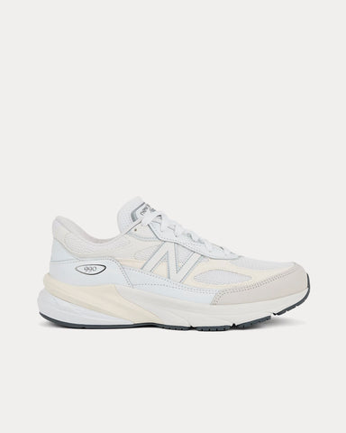 New Balance Made in USA 990v6 White / Sea Salt Low Top Sneakers