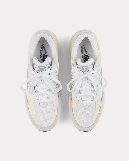 New Balance Made in USA 990v6 White / Sea Salt Low Top Sneakers - 2
