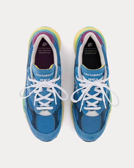 New Balance Made in USA 993 Sea Stone / Blue Apple / Maize Low Top Sneakers - 2