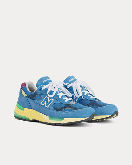 New Balance Made in USA 993 Sea Stone / Blue Apple / Maize Low Top Sneakers - 3