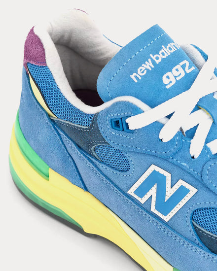 New Balance Made in USA 993 Sea Stone / Blue Apple / Maize Low Top Sneakers - 6