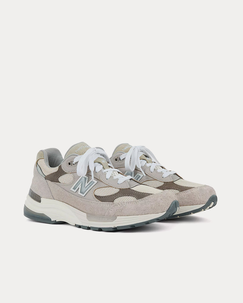New Balance Made in USA 992 Moonrock / Mushroom Low Top Sneakers - 3