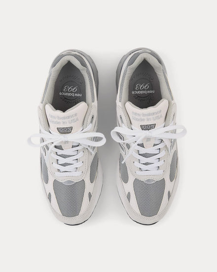 New Balance Made in USA 993 Reflection / Medium Gray / White Low Top Sneakers - 2