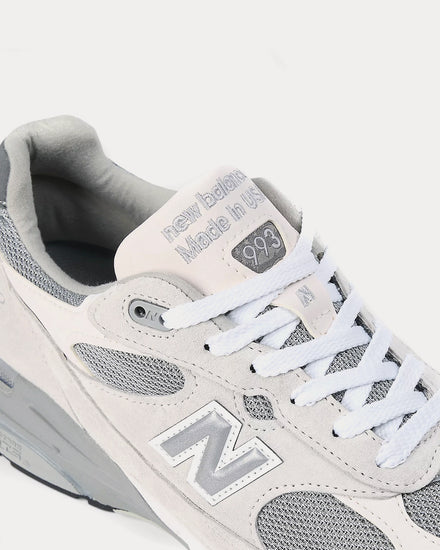 New Balance Made in USA 993 Reflection / Medium Gray / White Low Top Sneakers - 5