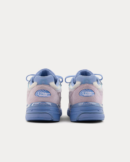 New Balance Made in USA 993 Taro / Fairweather Blue / Sea Salt Low Top Sneakers - 4