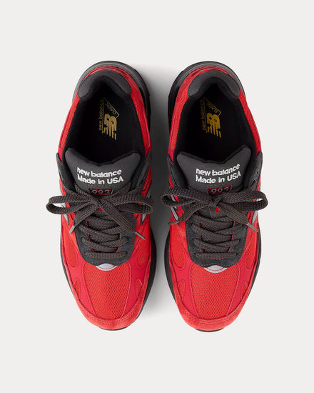 New Balance Made in USA 993 Team Red / True Red / Black Cement Low Top Sneakers - 2